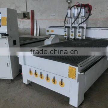 Hot Sale New Cnc Router Lathe Woodworking Wood Engraving Cutting Machine With Three Heads/made in China Senke Manufacture photo-5