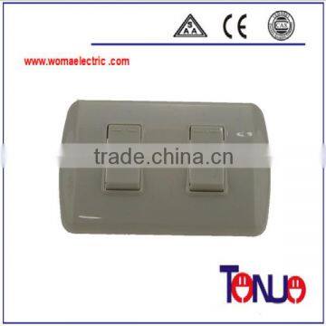 South American new design2 gang wall switch
