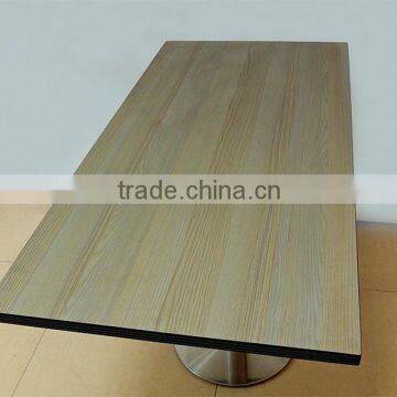 Widely Used Restaurant Wood Grain Hpl Phenolic Laminate Board Table Tops