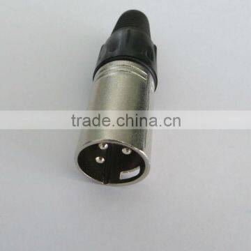 XLR Cannon 3Pin male plug Audio Microphone connector