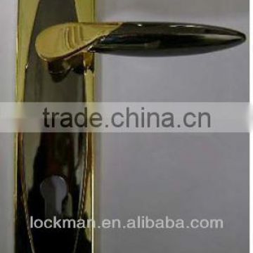 China factory hot sale door handle security door lock for entrance door (No.9074-30)