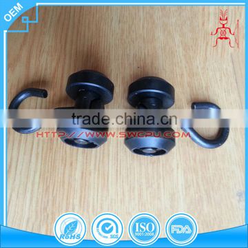 Injection mould Nylon PA plastic pulley with hook