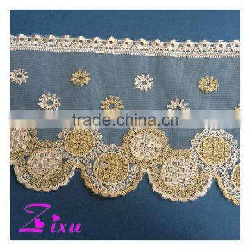 Chinese Used for Women Big Net Lace Fabric photo-2