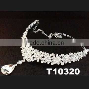 wholesale bridal glitter crystal tiara crown for sale