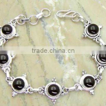 Garnet Jewelry & Silver Bracelet &.925 Sterling Silver Jewelry Bracelet Wholesale Jewelry