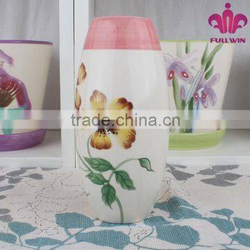 New arrival customized logo ceramic vase