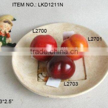 high quality artificial vagetables plum realistic artificial red green yellow plum on display