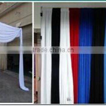 RK Fire Retardant Sheer White Drapes Pipe and Drape for Weddings Decoration photo-3