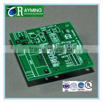 Round Shape Red Soldermask 6 Layers Pads Pcb