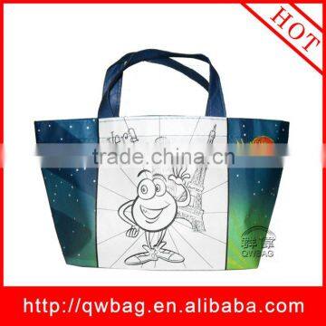 wholesale reusable fashion promotion non woven shopping bag,guangzhou bag manufacturer