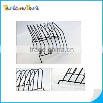 Black Metal Document Holder Office File Rack