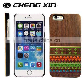 2016 hot designs bamboo back shell cover phone case for samsung s6, for samsung s7 edge plus