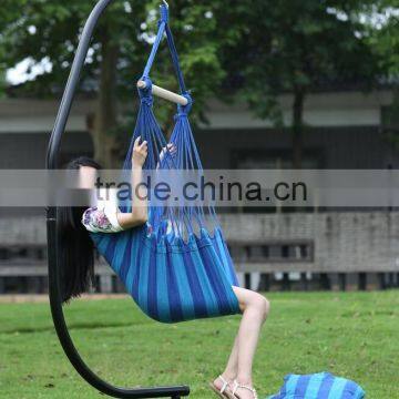 blue color cotton outdoor swings with pillow, Amazon supplier