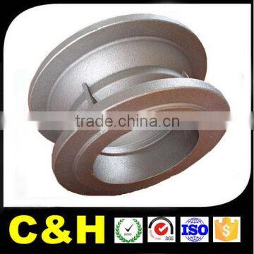 large steel casting part cnc machined bearing housing