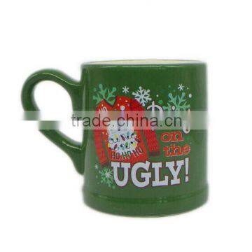 11oz coloured glaze mug