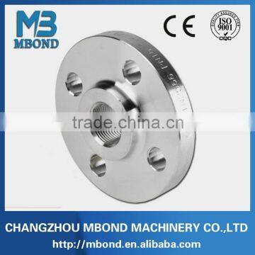 Steel flange with threaded hole 1/2" floor sheet metal flange