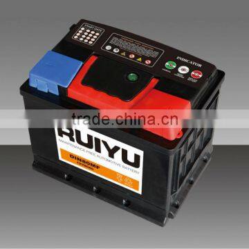 12 V 58014 maintenance free battery for car in warehouse