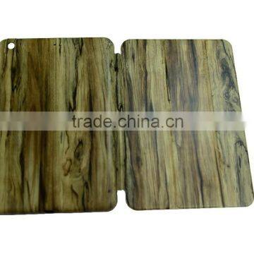 2015 Imitation Wood pu Leather Case for Mini Ipad photo-2
