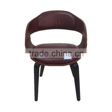 Brown Leather Chair Restaurant Dining Beautiful Modern Chair