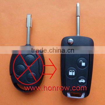 Ford Mondeo 3 button flip remote key blank , ford key shell, ford key case,key cover