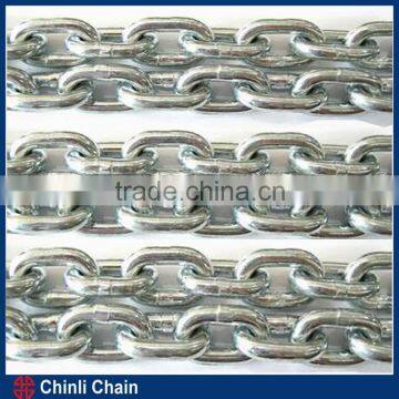 Factory galvanized DIN763 chain link, long link chain