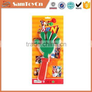 Plastic toy hand cheering clappers