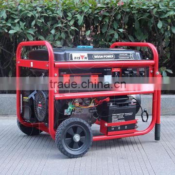 Bison China OEM 5kva portable gasoline generator spare parts 188f air-cooled generator sets