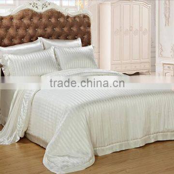 100% Luxury Silk Stripe Bedding Set