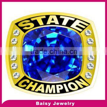 Factory Direct cheap custom 316 stainless steel softball championship rings