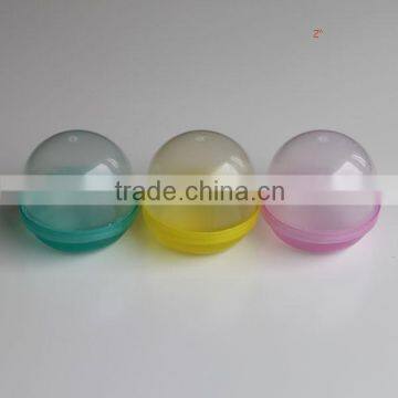 2" plastic empty capsules toys in bulk