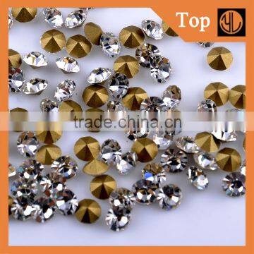 Glass Crystal Rhinestone Chaton Point Back Stone photo-3