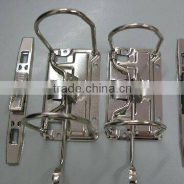 Lever arch file mechanism clips