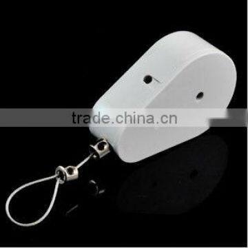 Security retractable tether for camera/razors/cell phone display