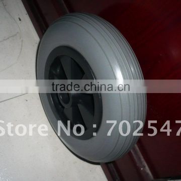 200x85 pu wheels 8" tire for hand trolley and kids wagon