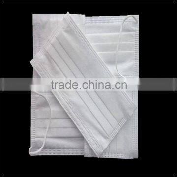 3ply White Disposable Non-woven Medical/dental Plastic Face Mask photo-4