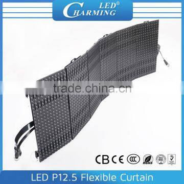 Stage led back lighting screen for concert/lstage led curtain display video screen