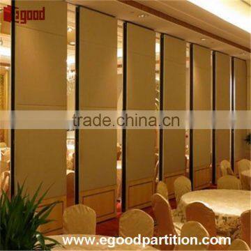 acoustic hotel partition wall with carpet cover pattern finishes