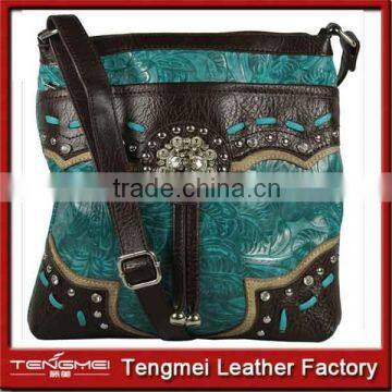 NEW models Crossbody Bag Tooled pu Leather Purse Handbag