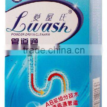 OEM/ ODM Hot Sale Safe-To-Use Convenient Powerful Chemical Detergent A+B Powder Drain Cleaner