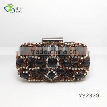2015 Crystal clutch evening bag