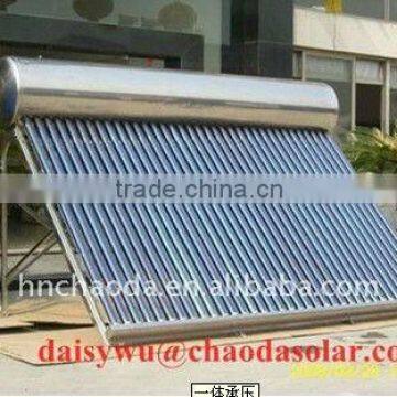 itegrated perssurized solar water heater ( tube collector)