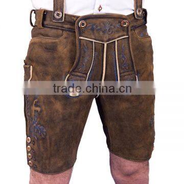 Bavarian Herren Leder Hosen / Lederhosen / Herren Lederhose (Trachten Garments)