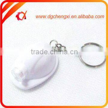 safety helmet design led keyring with torch
