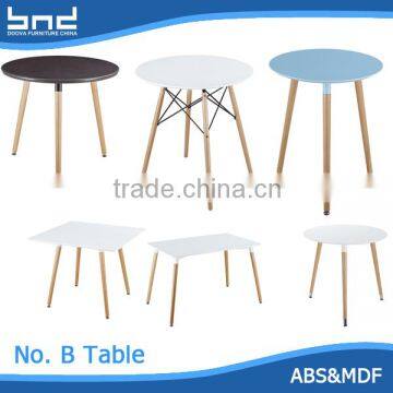 wholesale modern mdf or abs dining plastic table