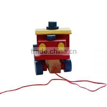 Colourful Wooden Toy Forklift photo-4