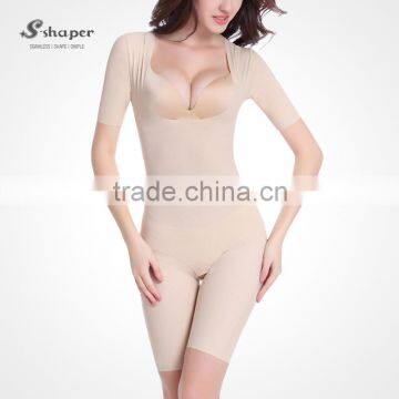 S-SHAPER New Arrivals Caffeine Seamless Bodysuits Italy Carvico Fabric Burning Fat Slimming Shapewear photo-4