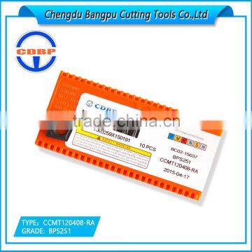 Carbide Turning Insert CCMT120408-RA BPS251 for Steel Semi Finishing photo-2
