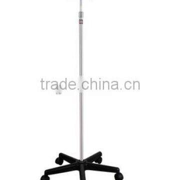 Hospital Movable Stainless Steel Infusion Support I.V.pole photo-2