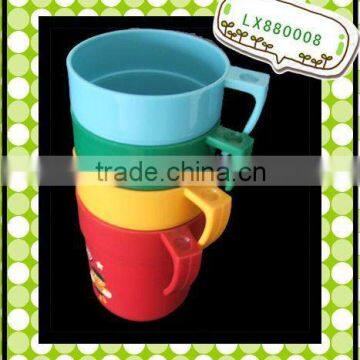 Plastic promotion mug juice cupwater cup drinking cup kids mug