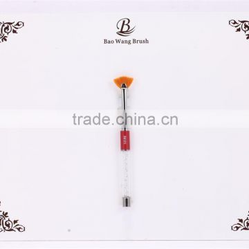 newest acrylic handle nail brush fan use